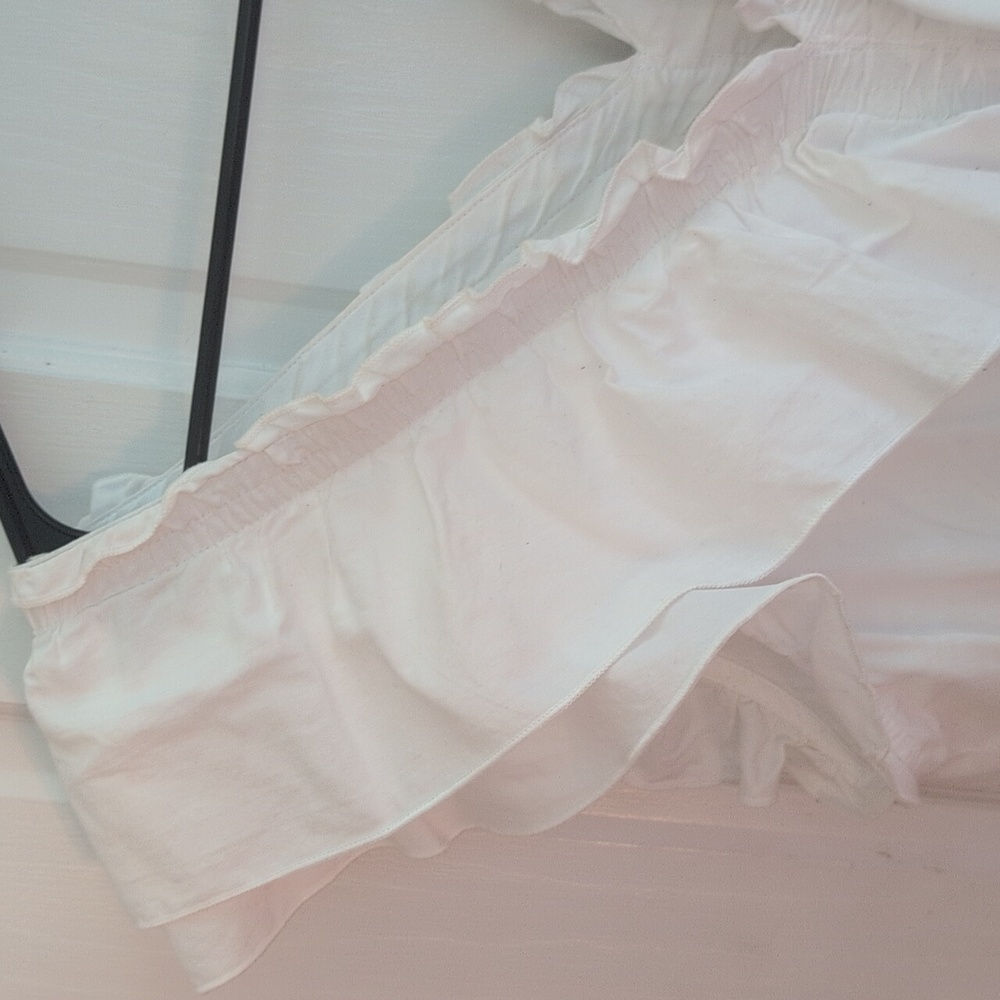 CeCe White Ruffle Blouse - Picture 5 of 7